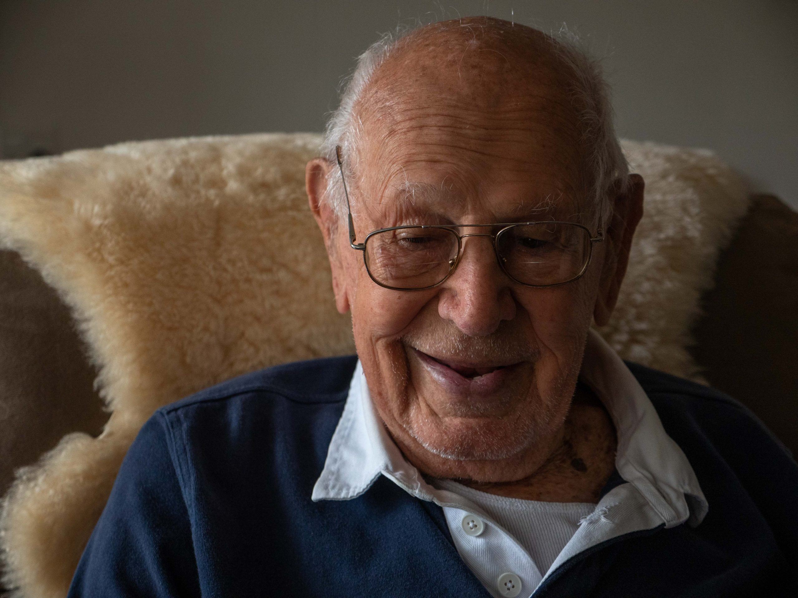 Eric 100 years old. Taken by The 100 Project